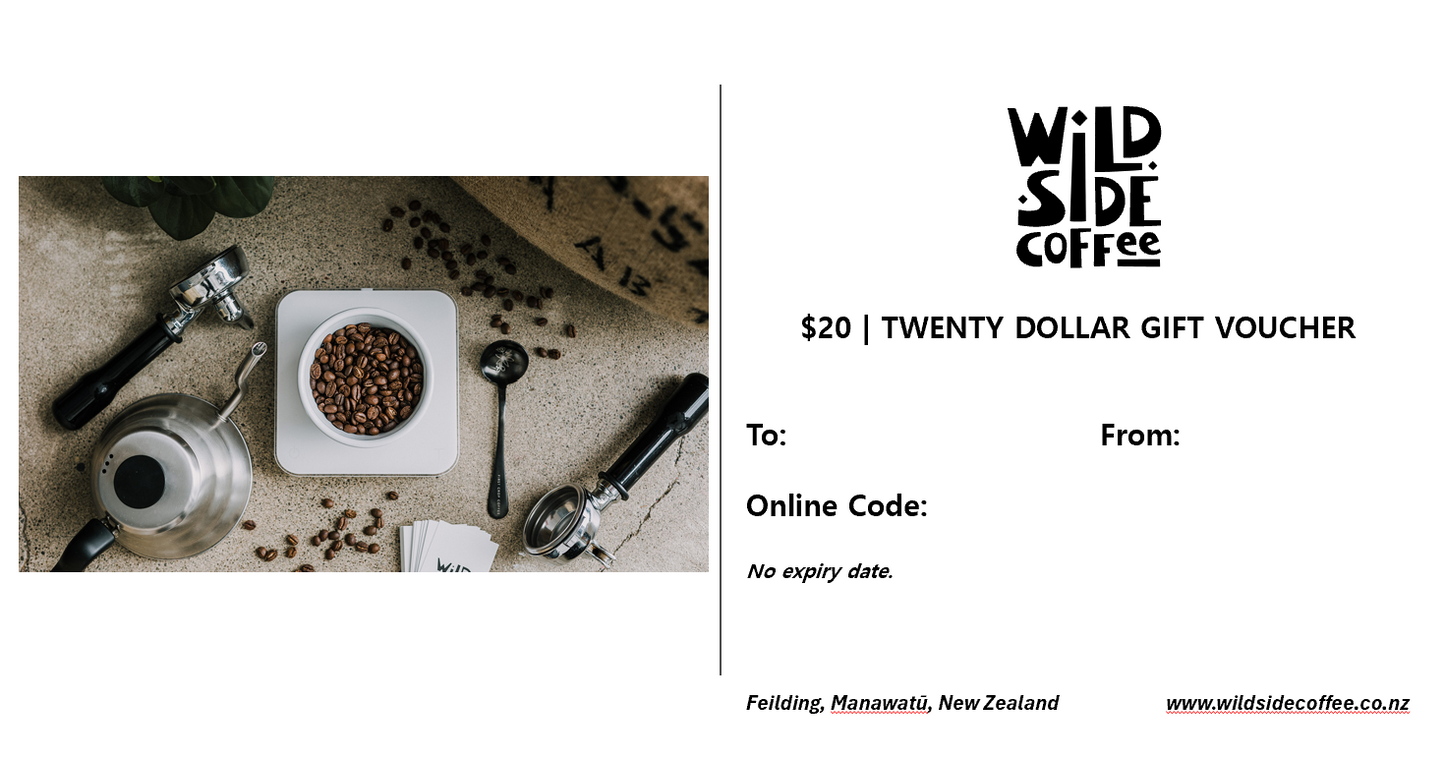 Wild Side Coffee gift voucher